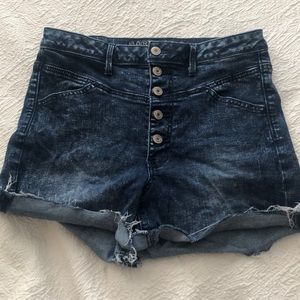 American Eagle High Wasted Super Stretch Shorts